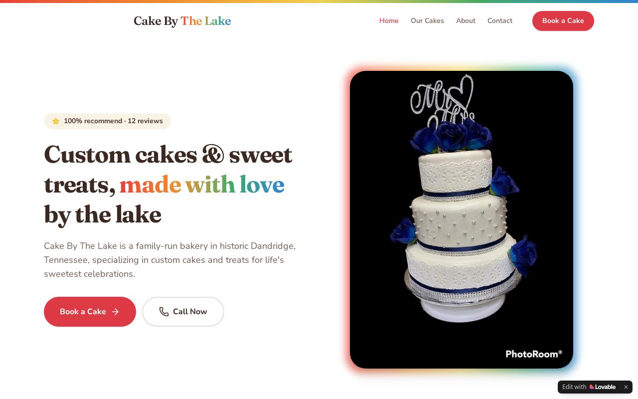 Cake By The Lake